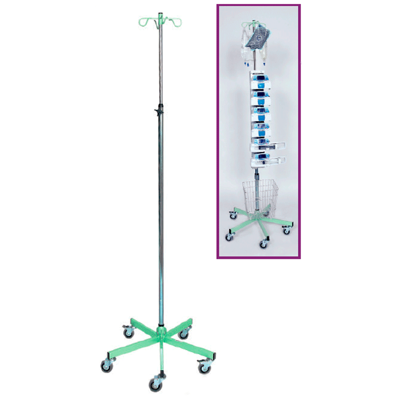 Infusionsstativ Apparat - Op til 6 pumper - Model Sara