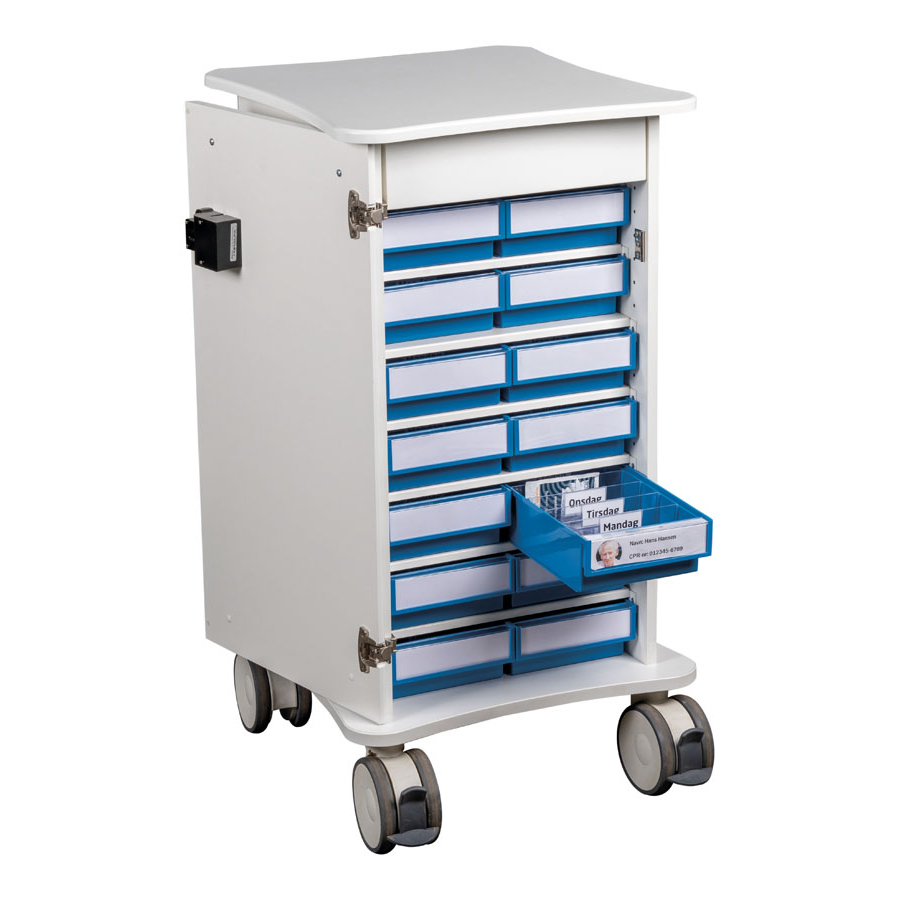 Medicinvogn - Smal - 50x55x95-105 cm Cisi Systems C