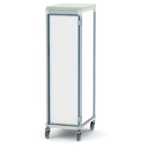 Skabsvogn smal - med dør – hygiejnisk transportvogn Cisi Systems