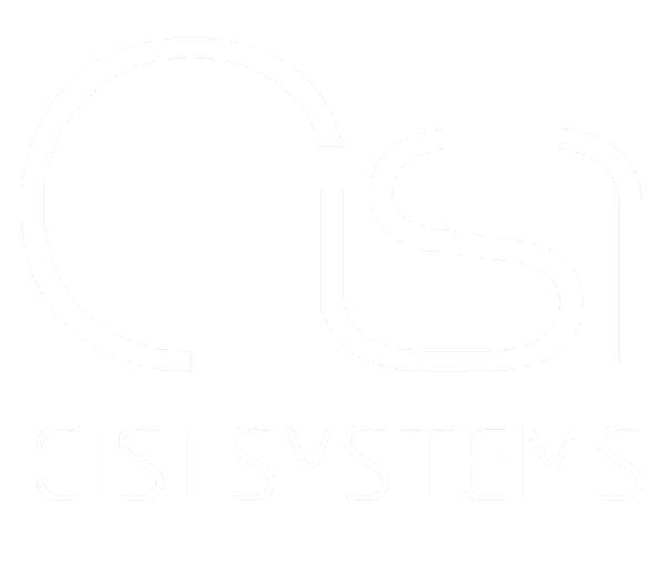 Cisi-Systems logo hvid