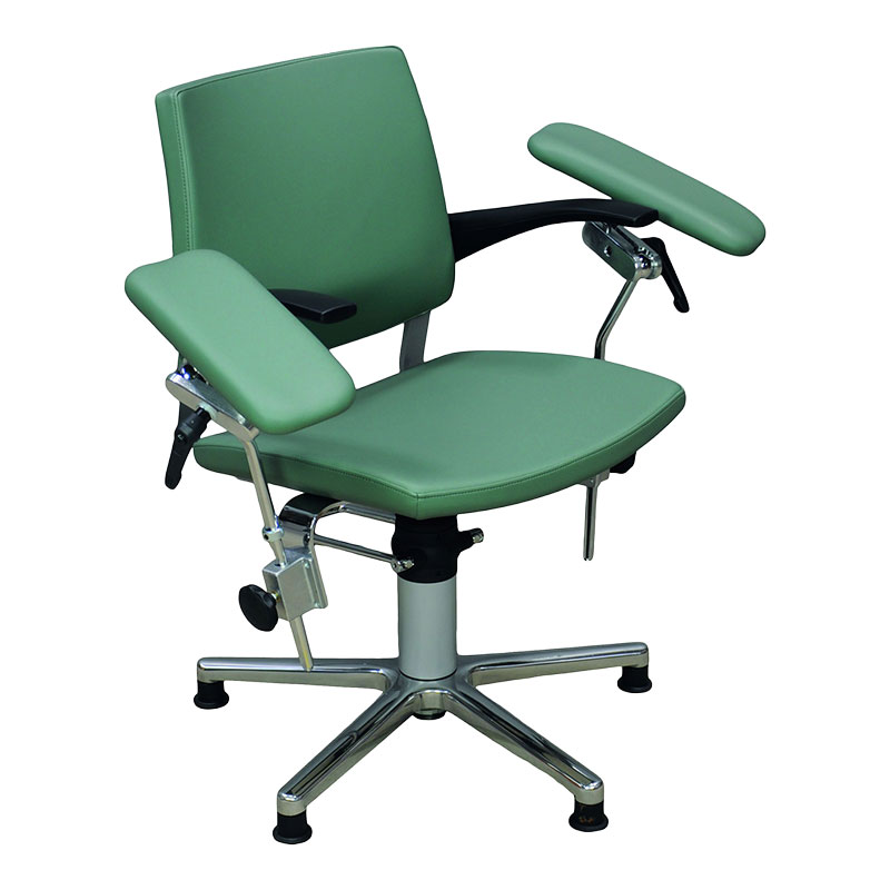 Blodprøvetagningsstol med højdejustering