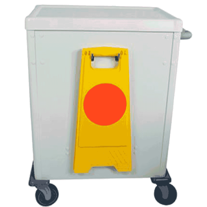 Skilte-til-skuffevogne Et-trinskammel til skuffevogn