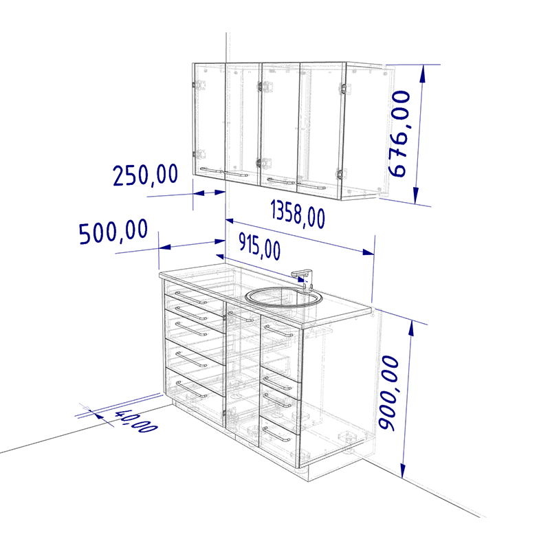 Special-tegning-web-forside Væghængt Puslebord - Wallyweed - Cisi Systems