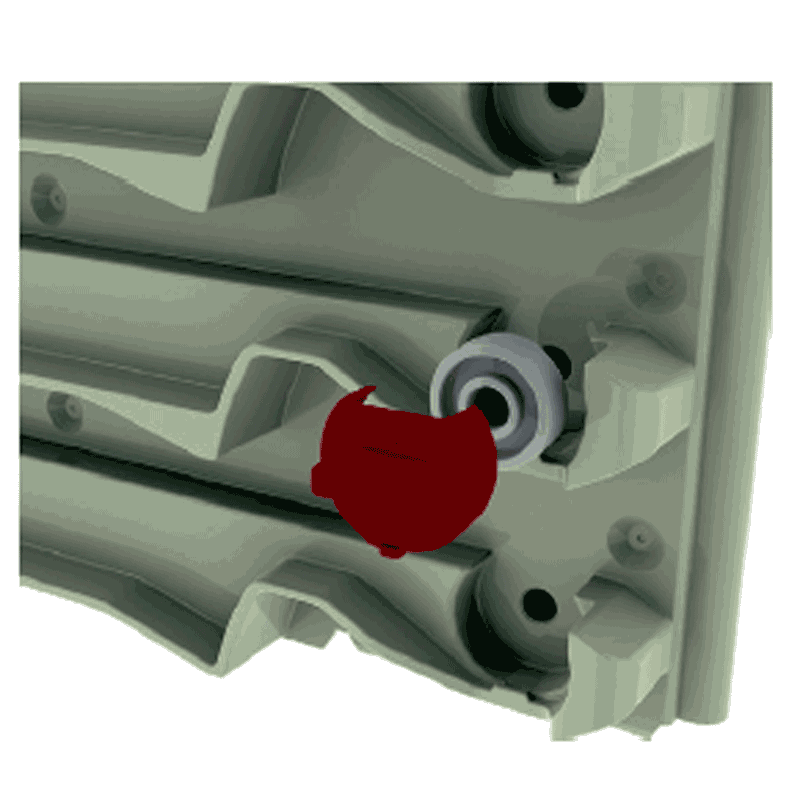 Transportvogn i rustfrit stål