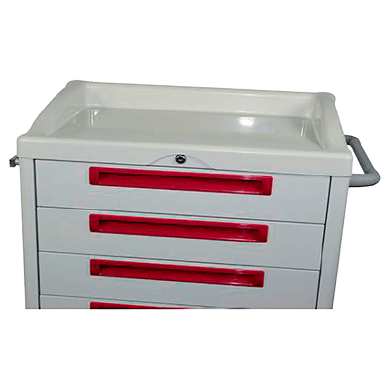 Topplade med galleri i ABS for vogn 60x40 cm Cisi Systems