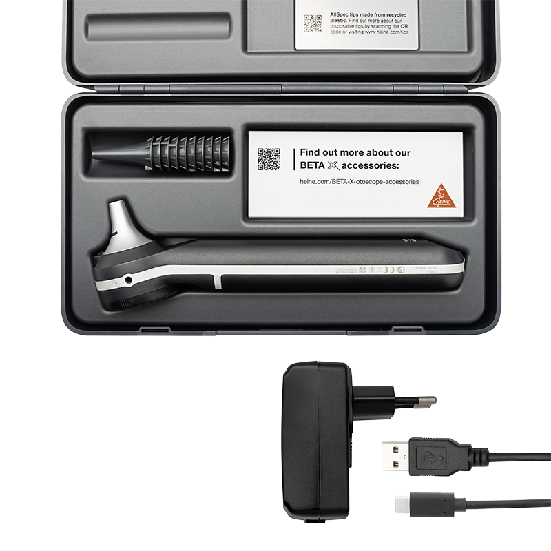 HEINE BETA X Otoscope 4.2X med USB-C - Billede 3